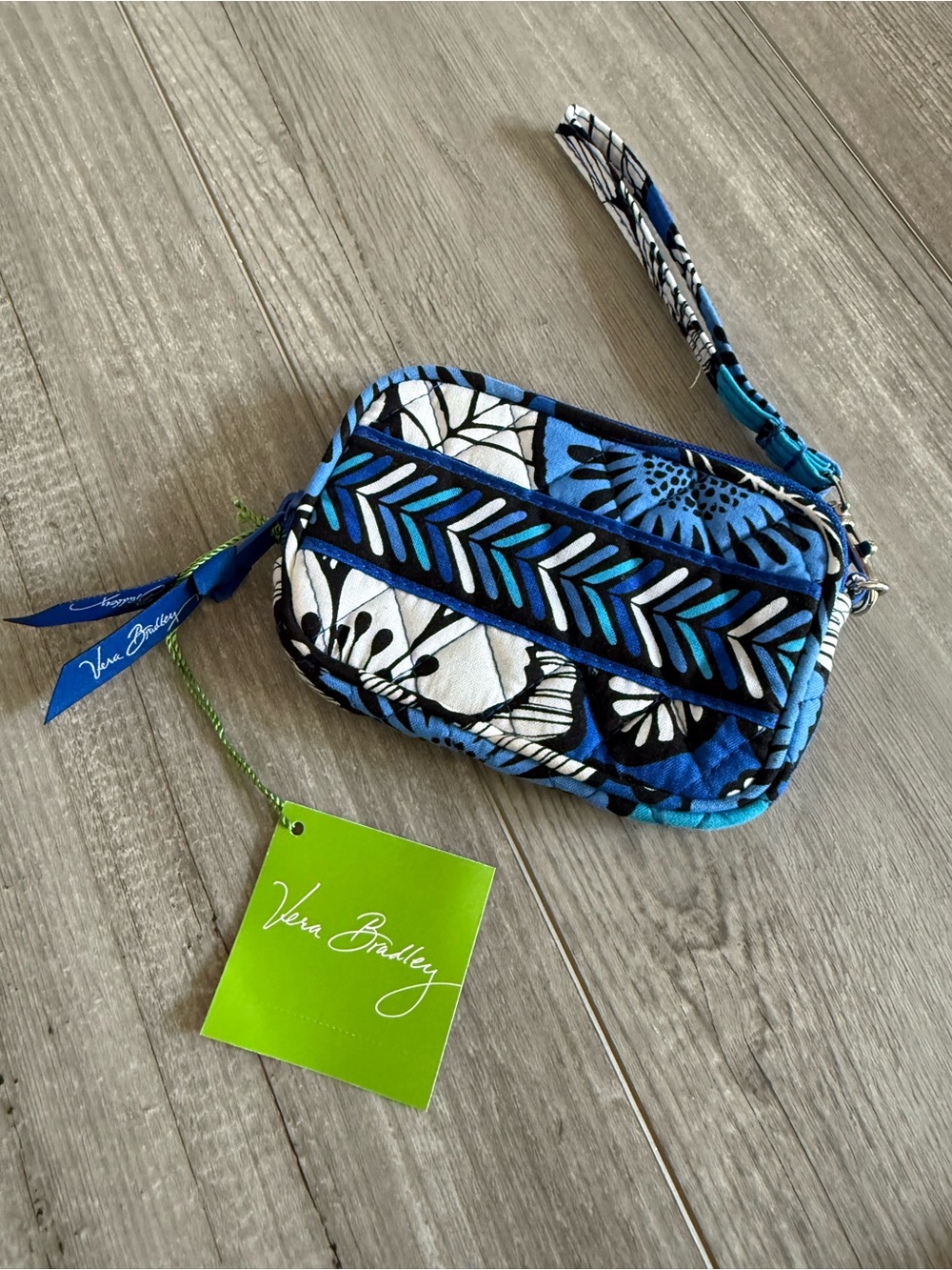 Vera Bradley Tech Case/Wristlet in Blue Bayou NWT